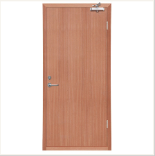 木質(zhì)單開隔熱防火門（沙比利）