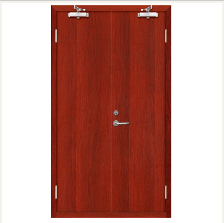 木質(zhì)雙開隔熱防火門（紅拼木）